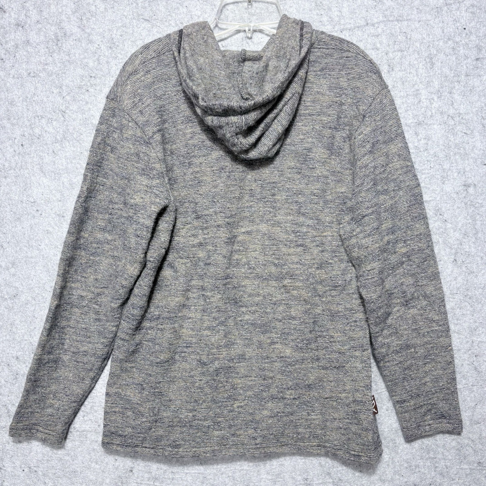 Appalachian Gear Co Alpaca Tencel Hoodie Women's L Gray Usa Lightweight — image 4 of 8
